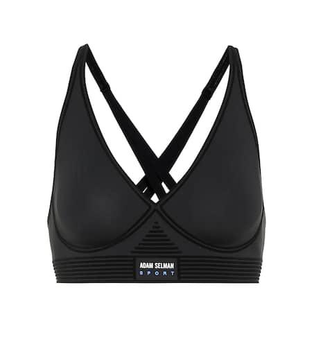 Adam Selman Sport Bonded nylon sports bra