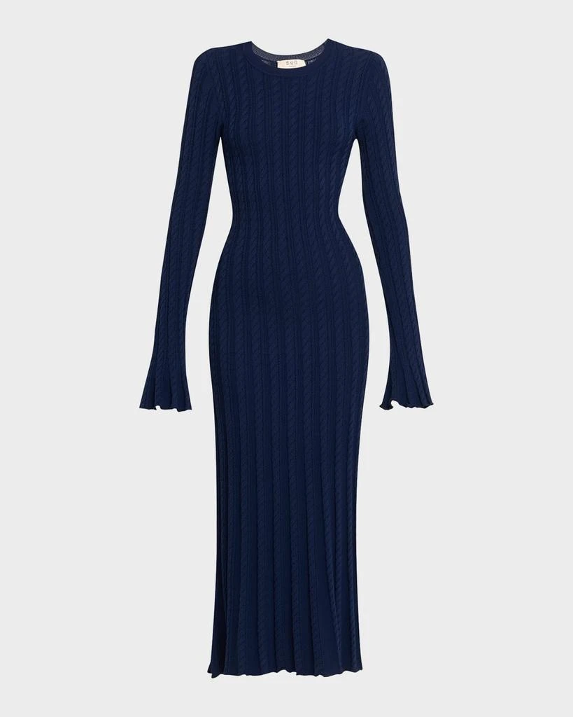 Sea Rhea Cable-Knit Midi Dress - Dresses & Skirts - Free Shipping -  BeyondStyle