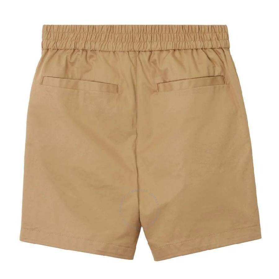 Burberry Kids Romeo EKD-Embroidery Cotton Bermuda Shorts