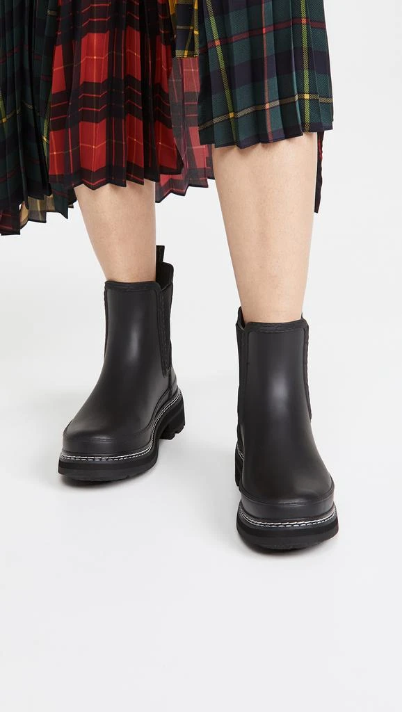 Hunter Refined Chelsea Stitch Detail Wellington Boots 2