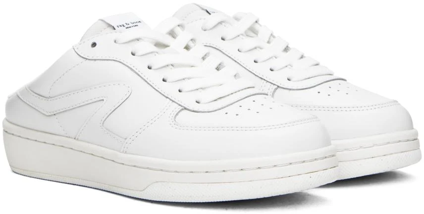 Rag & Bone White Retro Court Mule Sneakers 4