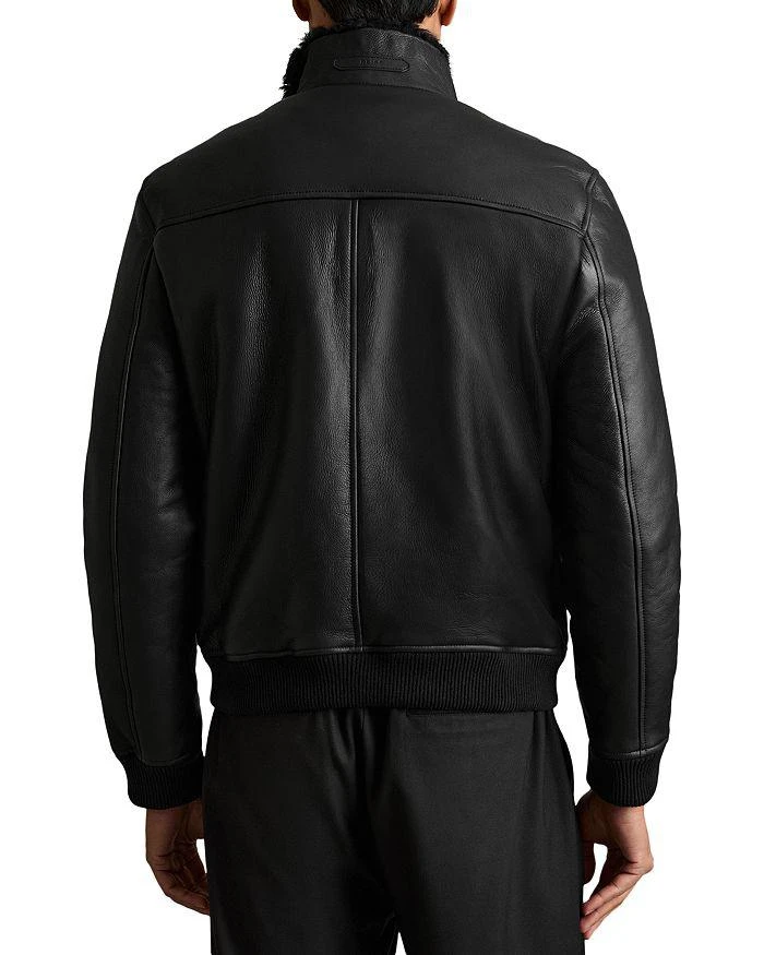 REISS Shearling Lined Leather Jacket 3