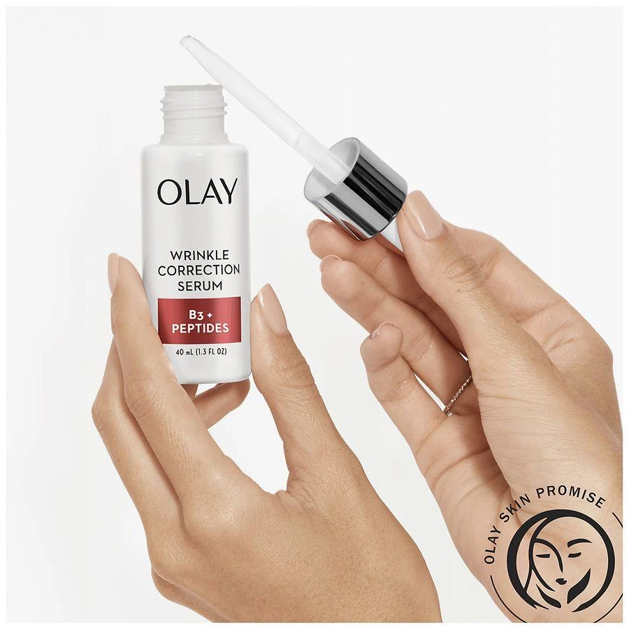 Olay Wrinkle Correction Serum with Vitamin B3+ Collagen Peptides Fragrance Free 6