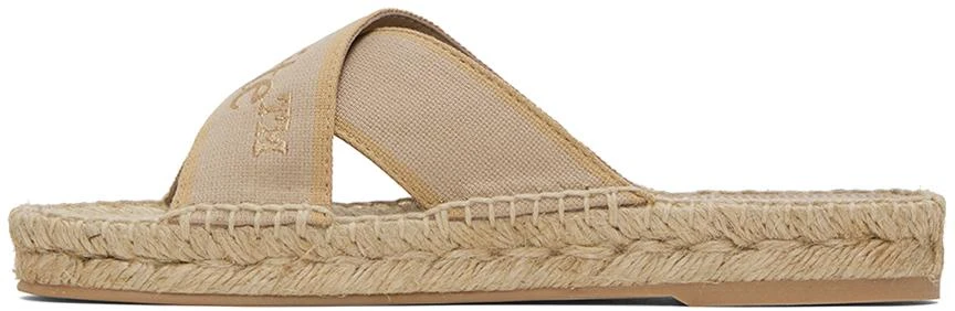 Off-White Beige Bookish Sandals 3