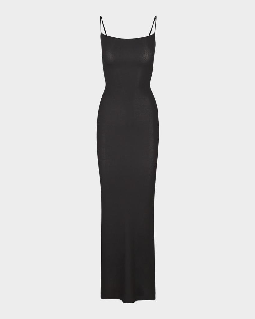 SKIMS Soft Lounge Ribbed Maxi Slip Dress
