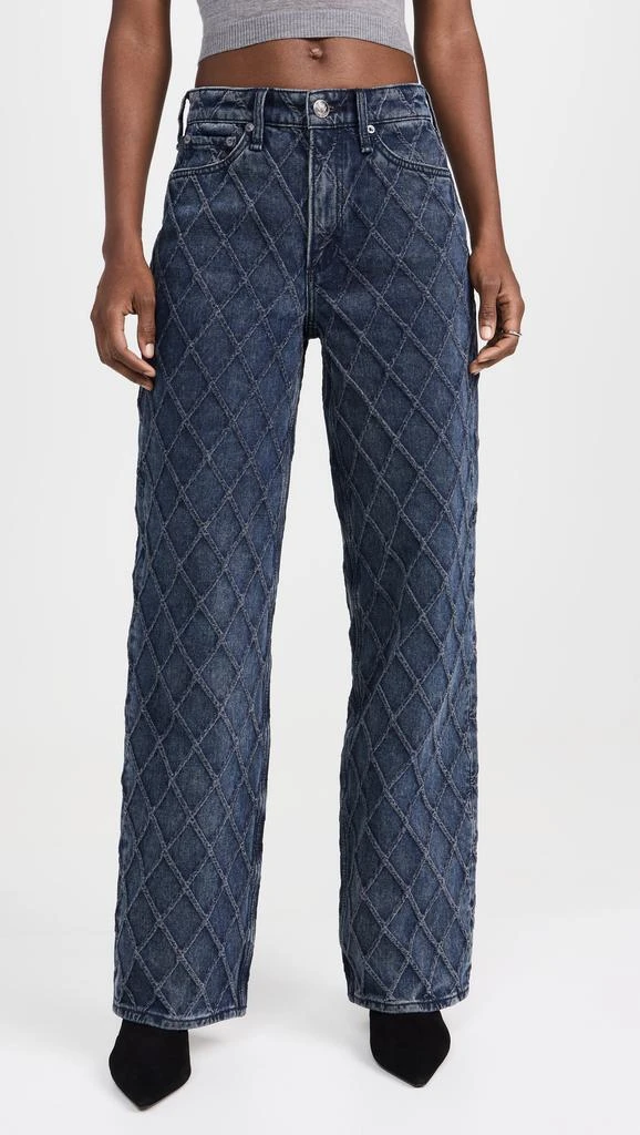 Rag & Bone Logan Quilted Jeans 6