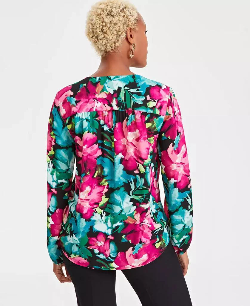 INC International Women's Printed Surplice Top, XS-3X, Created for Macy's 4