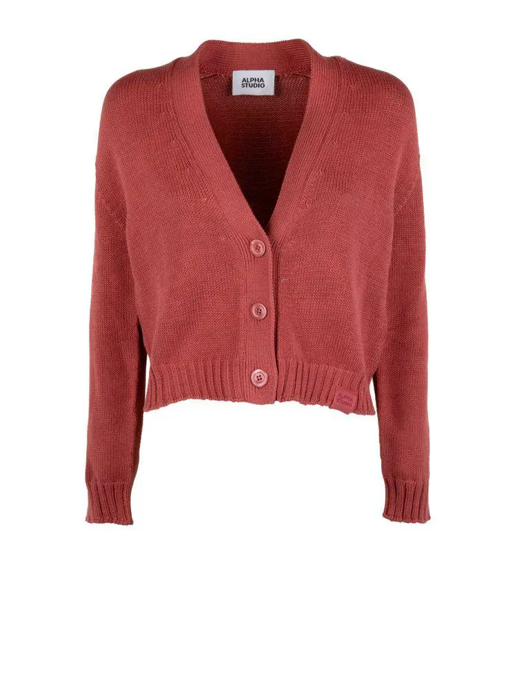 ALPHA STUDIO Alpha Studio Integral Boxy Cardigan