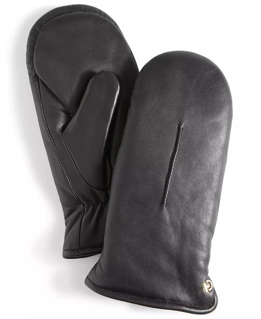 Cole Haan Women's Faux-Fur-Lined Leather Mittens 1