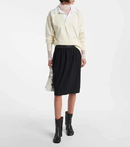MAISON MARGIELA Four Stitches pencil skirt 2