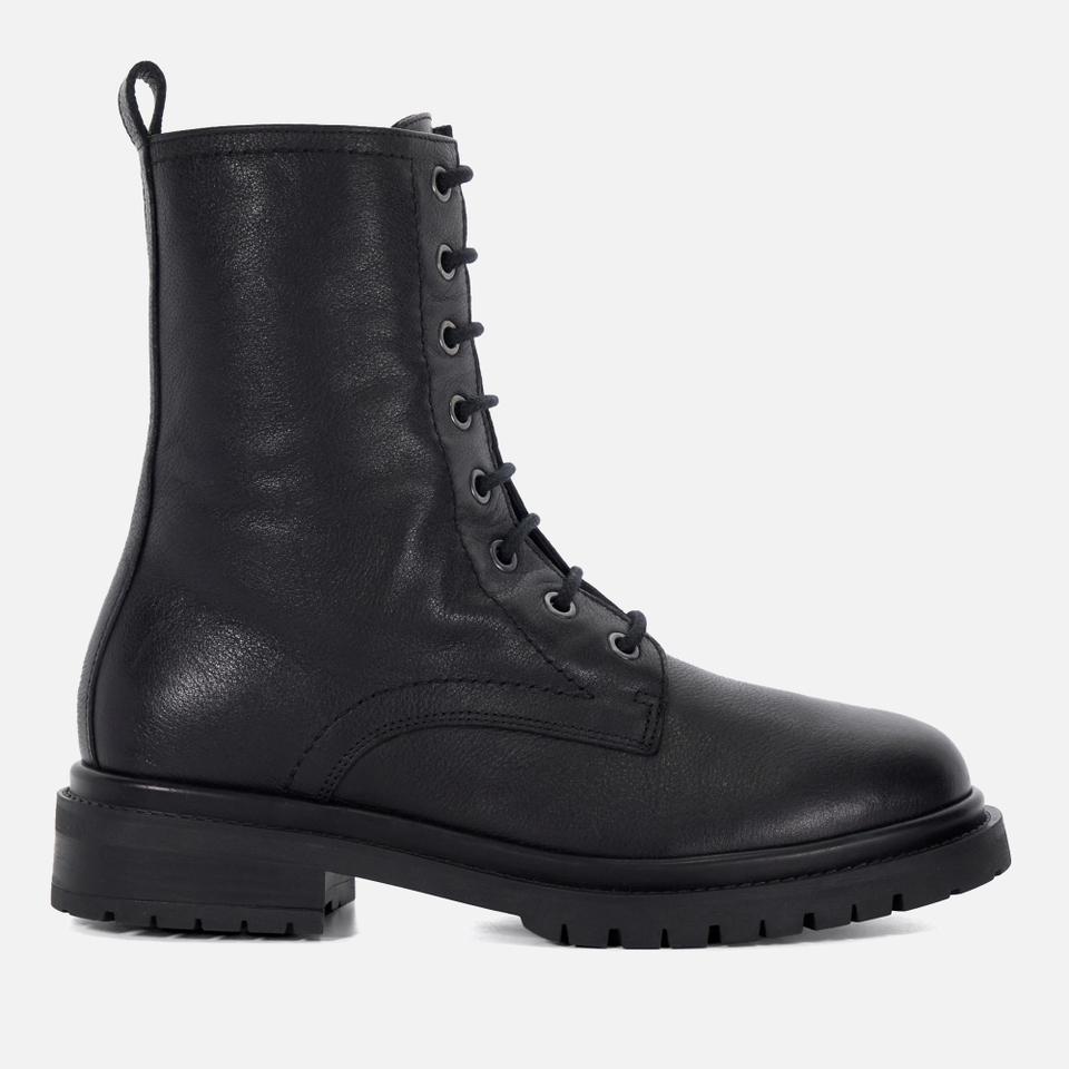 dune-london DUNE LONDON WOMEN
S PRESTONNE LEATHER LACE-UP BOOTS