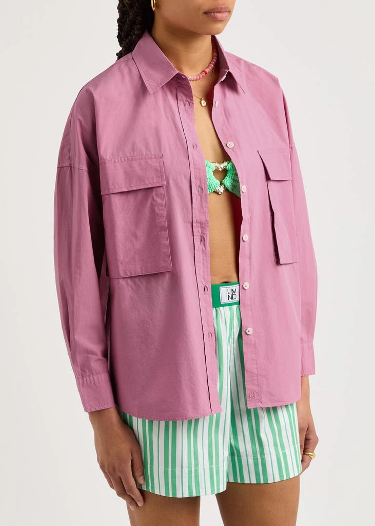 LMND LEMONADE Chiara Utility cotton-poplin shirt  2