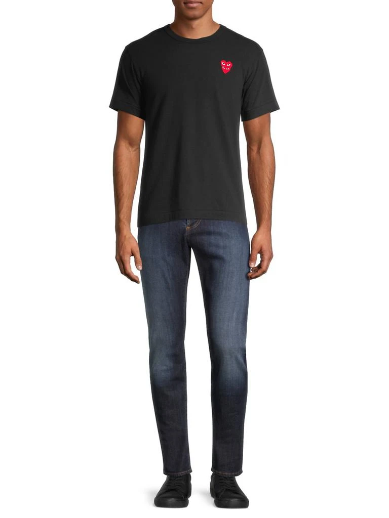 Comme des Garcons Play Double Heart T-Shirt 2