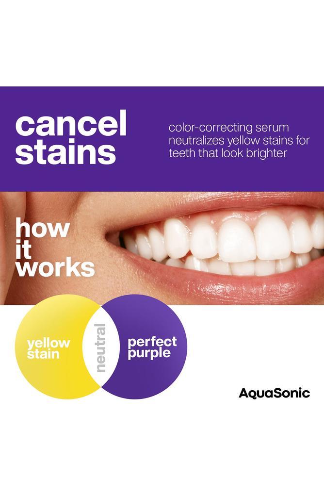 AquaSonic Purple Toothpaste Duo