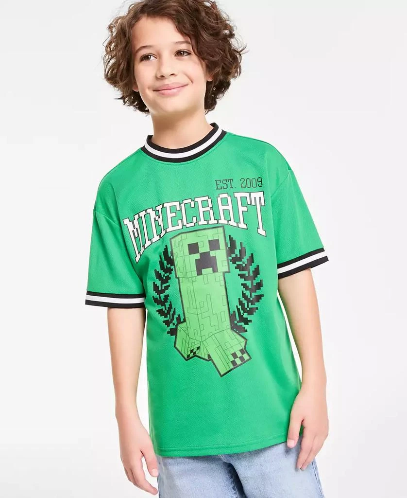 Minecraft Little & Big Boys Team Creeper Soccer Jersey Shirt 1