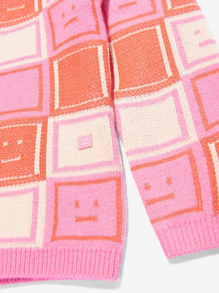 Acne Studios Acne Studios Kids Klock Wool Knitted Jumper in Pink 3