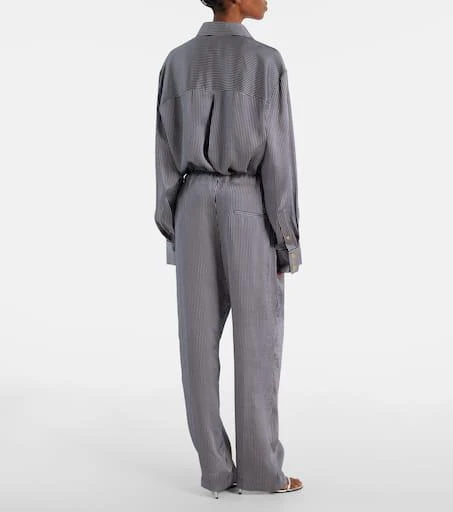 Khaite Trenton striped straight pants 3