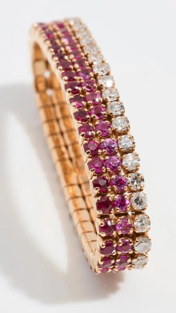 SHAY 18k Tri-Colored Threads Ring 4