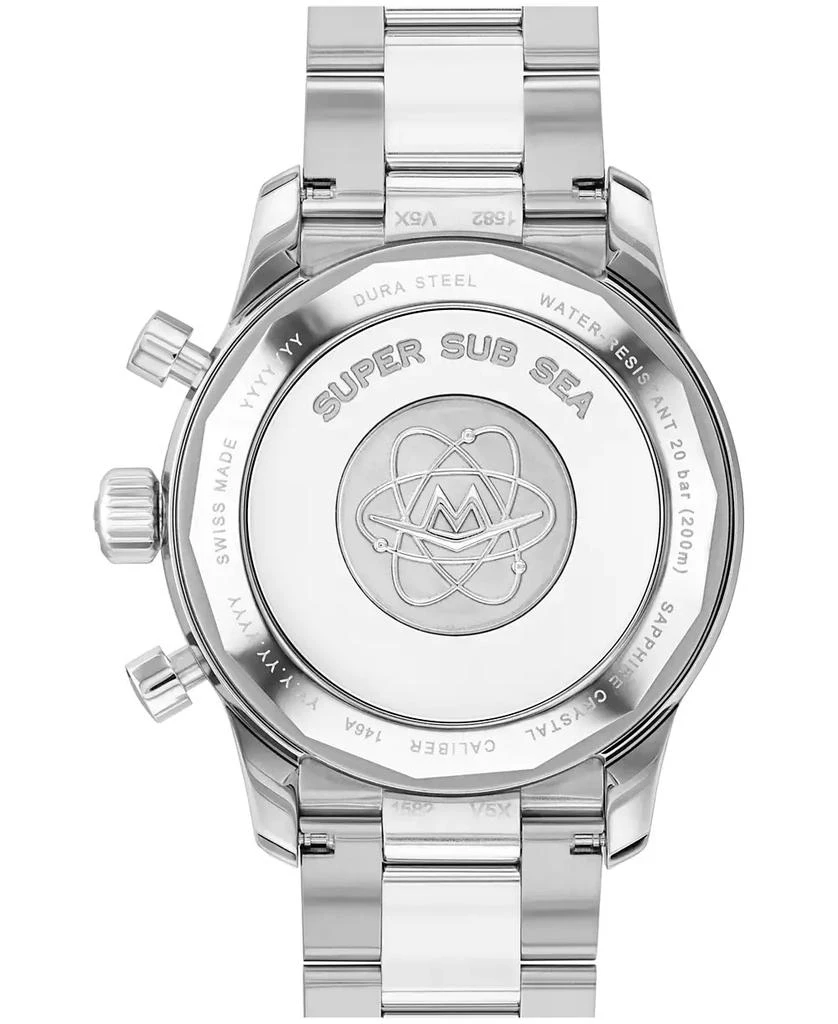 Movado Men's Super Sub Sea Alta Swiss Automatic-Chronograph Dura Steel 904L Watch, 43mm 3