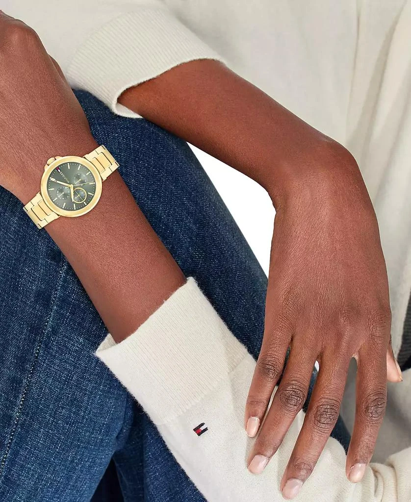 Tommy Hilfiger Women's Quartz Gold Ionic Plated Steel Watch 38mm 4