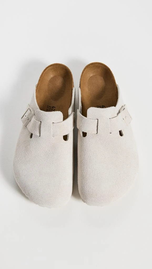 Birkenstock Antique White Boston Clogs 4