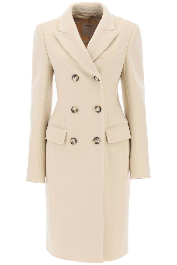 SPORTMAX 'morgana' virgin wool double-breasted coat