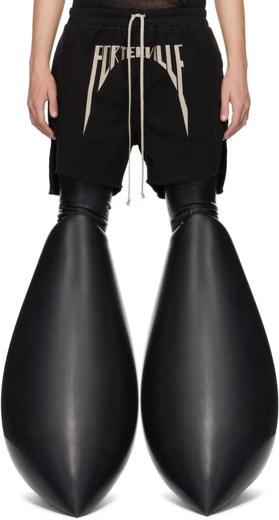 Rick Owens Black Porterville Boxers Shorts 1