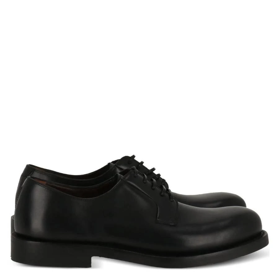Salvatore Ferragamo Leather Lace-Up Derby Shoes