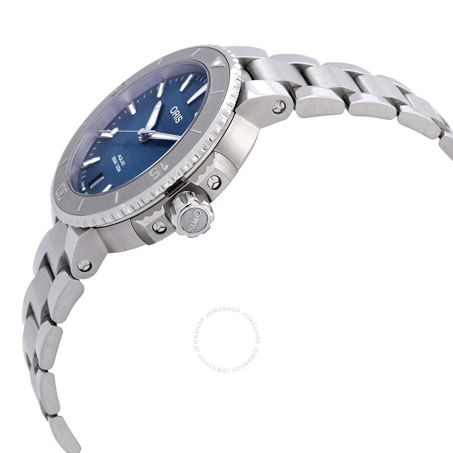 Oris Aquis Date Automatic Blue Mother of Pearl Dial Men's Watch 01 733 7770 4155-07 8 18 05P