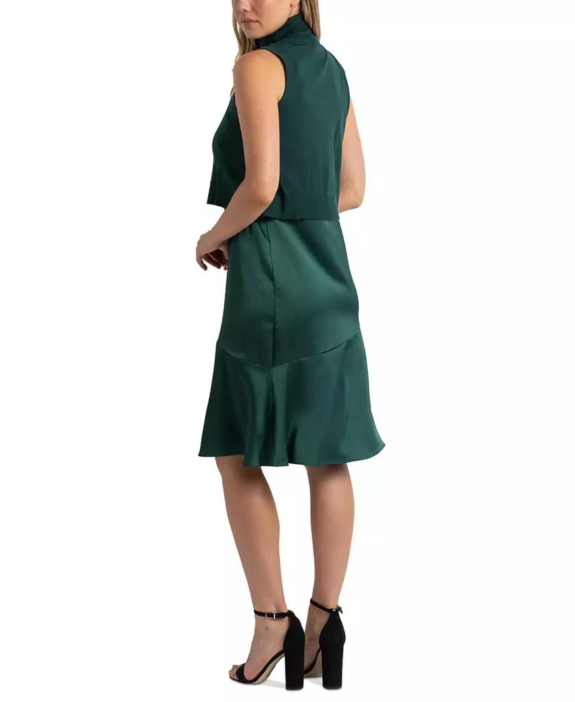 Sam Edelman Women's Mixed-Media Sweater-Top Dress 3