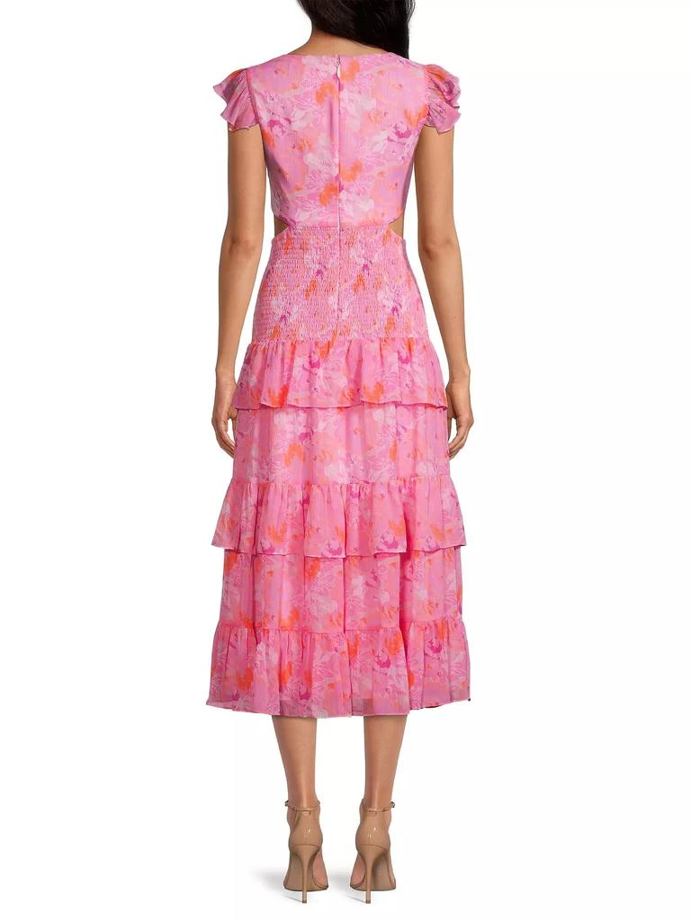 Likely Neely Smocked Cut-Out Midi-Dress 5