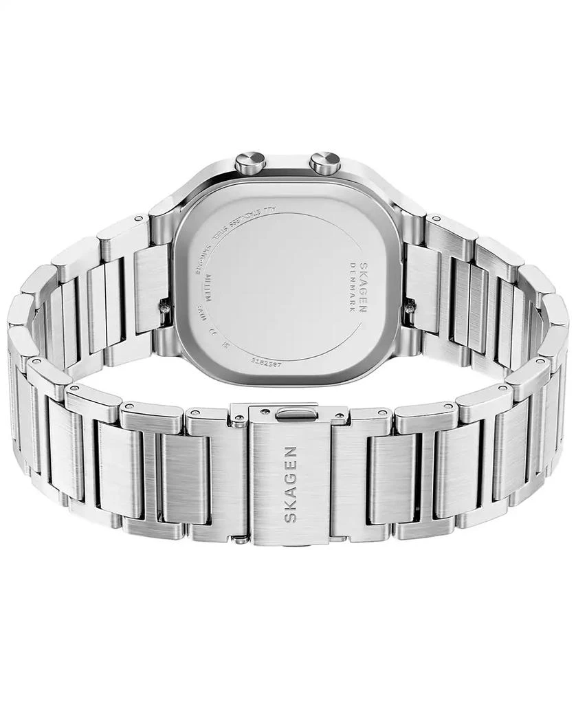 Skagen Men
s Mellem Digital Lcd Silver Stainless Steel Watch, 38mm 6