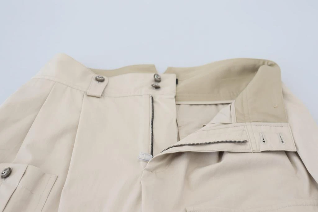 Dolce & Gabbana Dolce & Gabbana Beige Cotton  Cargo Pants 4