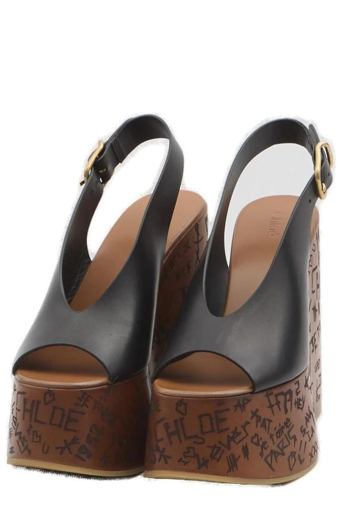 Chloé Chloé Maxime Wedge Sandals 3