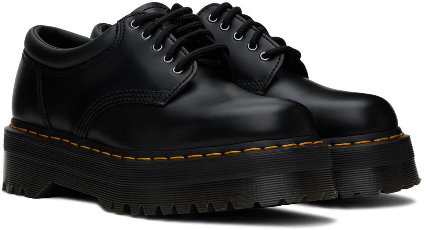 Dr. Martens Black 8053 Leather Platform Derbys 4