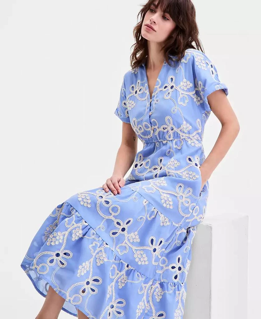 Sam Edelman Women's Rope-Embroidered Eyelet Dress - Dresses & Skirts - Free Shipping - BeyondStyle Sam Edelman Women's Rope-Embroidered Eyelet Dress - Dresses & Skirts - Free Shipping - BeyondStyle