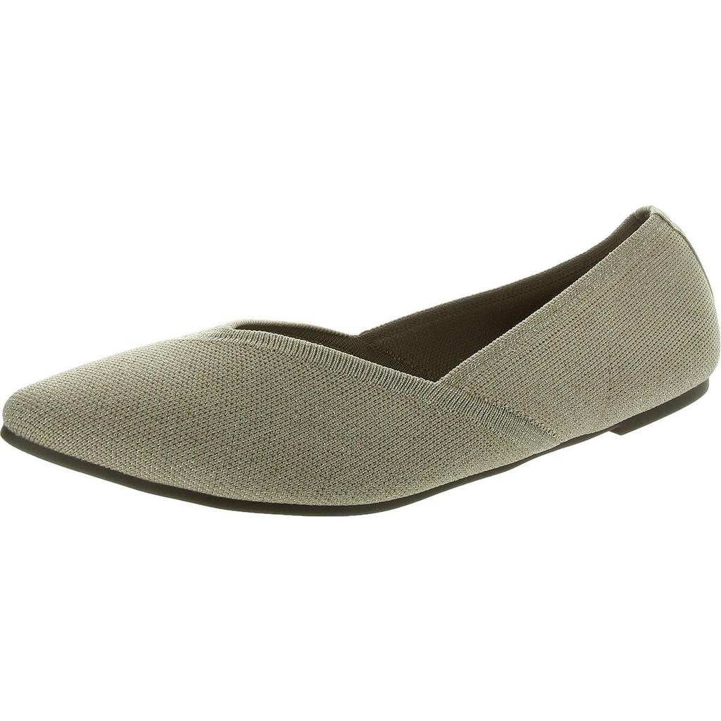 Me Too Womens Glitter Manmade Ballet Flats
