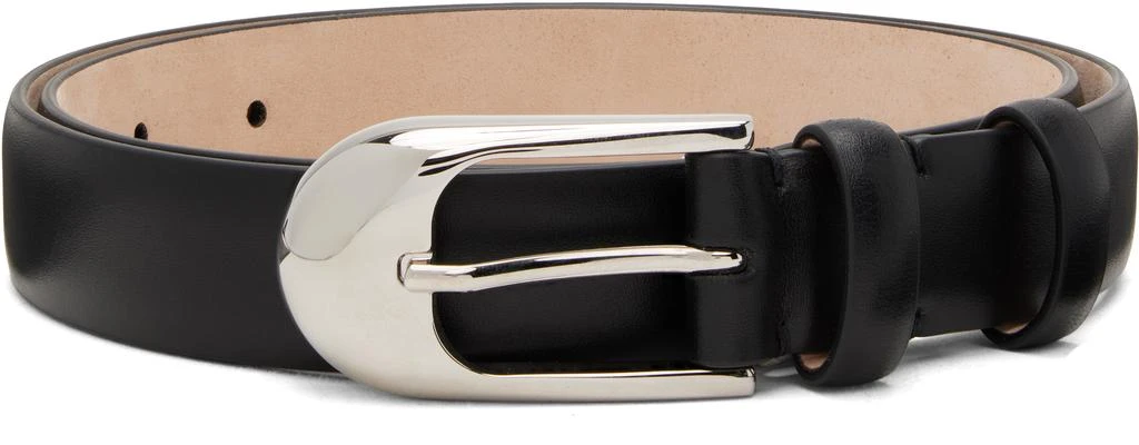Khaite Black Dome Belt