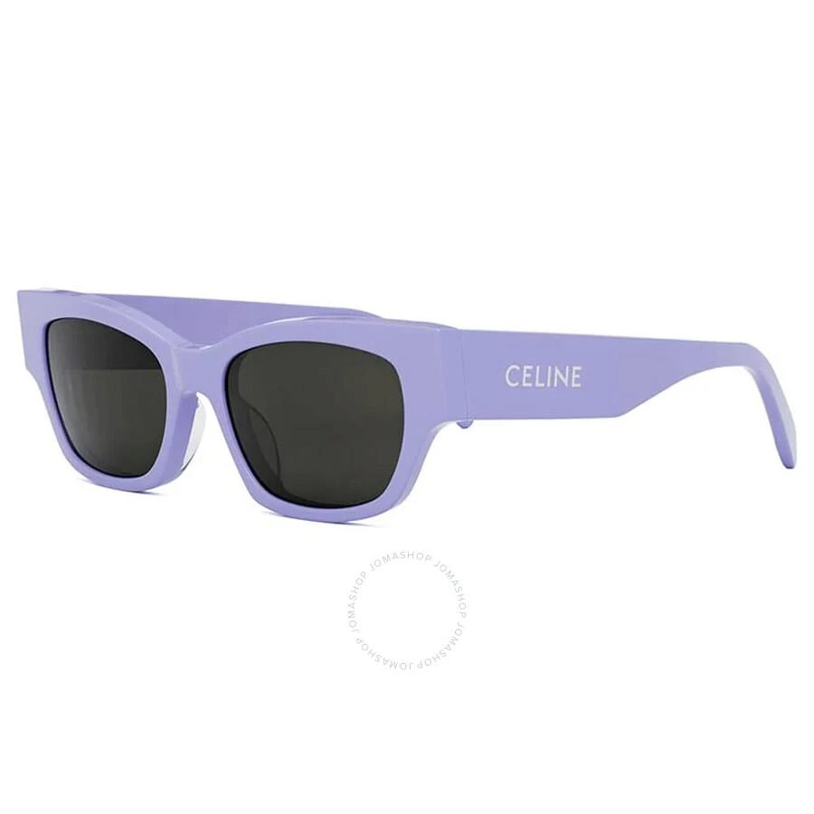 Celine CL4240IS 25A Round Sunglasses–Shiny Ivory with Silver Studs Embellishment Celine CL4240IS White Crystal Sunglasses – Designer Daydream main image 4