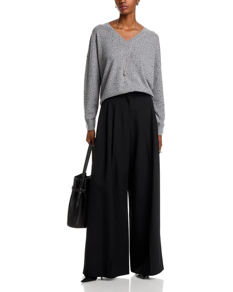 C by Bloomingdale
s Cashmere V Neck Crystal Sweater - Exclusive 4