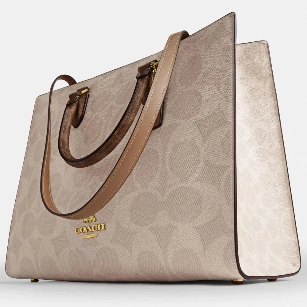 Coach Maggie Tote Bag In Blocked Signature Canvas 8