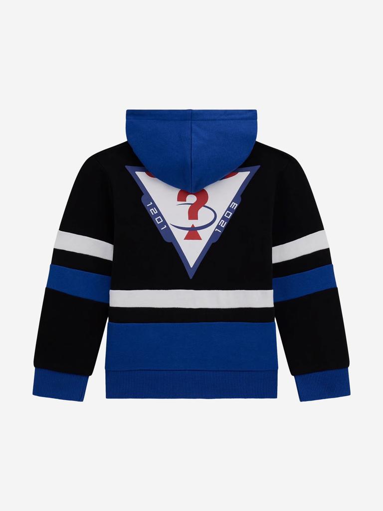 GUESS Boys Active Zip Up Top in Blue