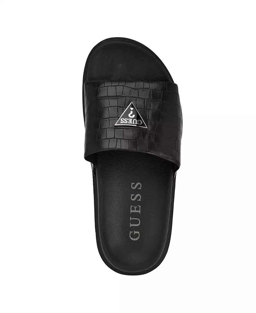 GUESS Men's Vesper Branded Slip On Fashion Slides 5