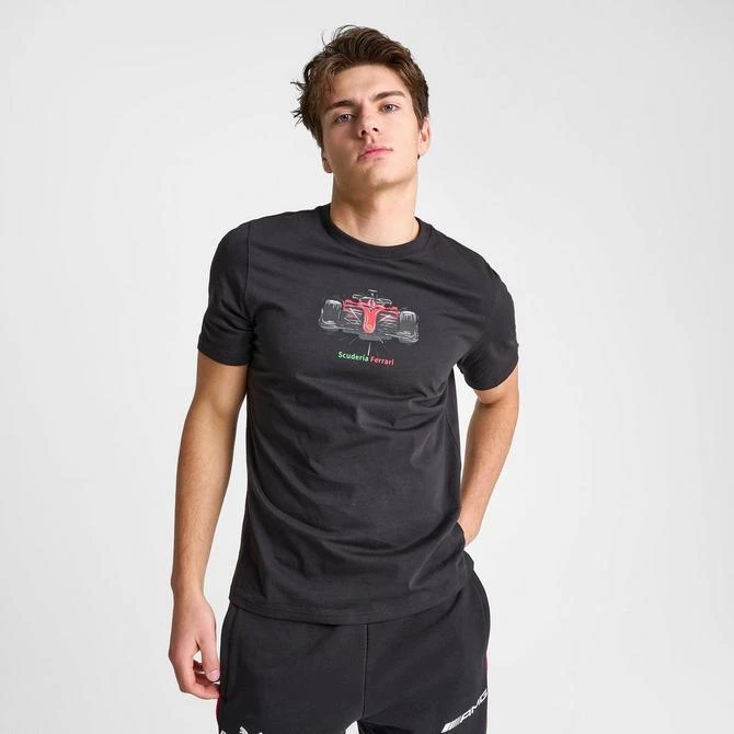 Puma Men's Puma Scuderia Ferrari F1 Race Graphic T-Shirt 3