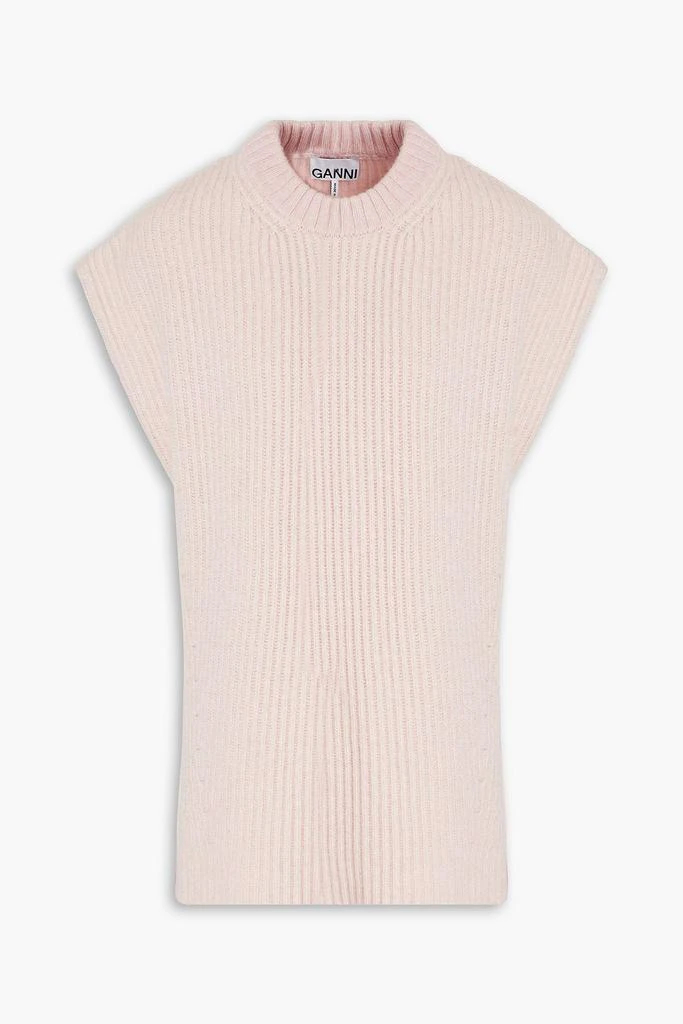 Shop Ribbed wool-blend vest on Sale at BeyondStyle – Get 65% Off