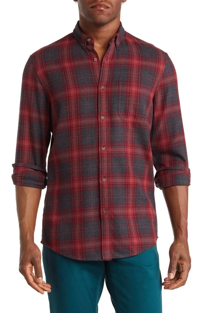 14th & Union Grindle Trim Fit Flannel Shirt 1