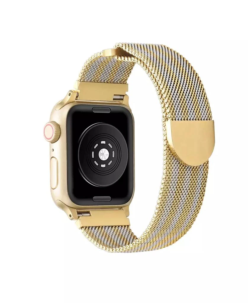 Posh Tech Striped Mesh Stainless Steel Band for Apple Watch 44,45,46,49mm 2