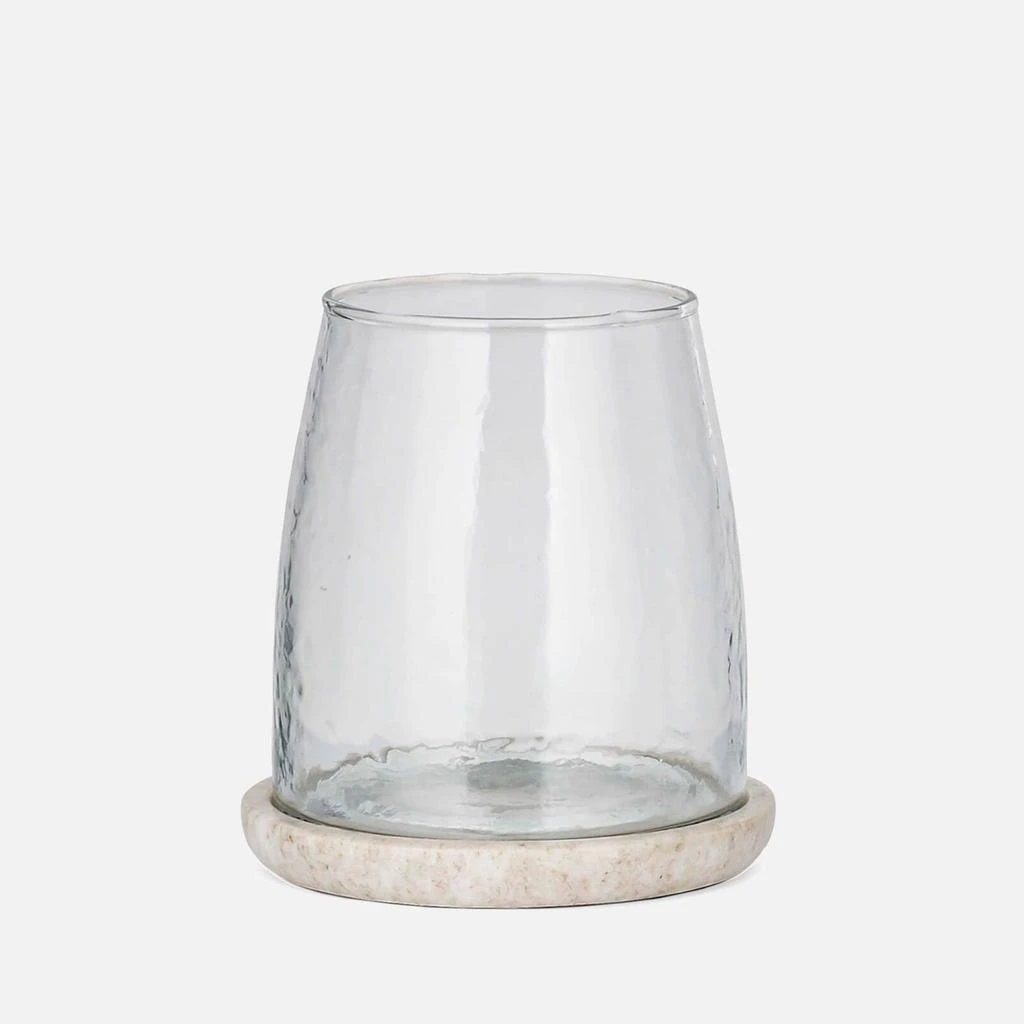 Nkuku Nkuku Sikkim Marble Tealight Holder - Clear 1