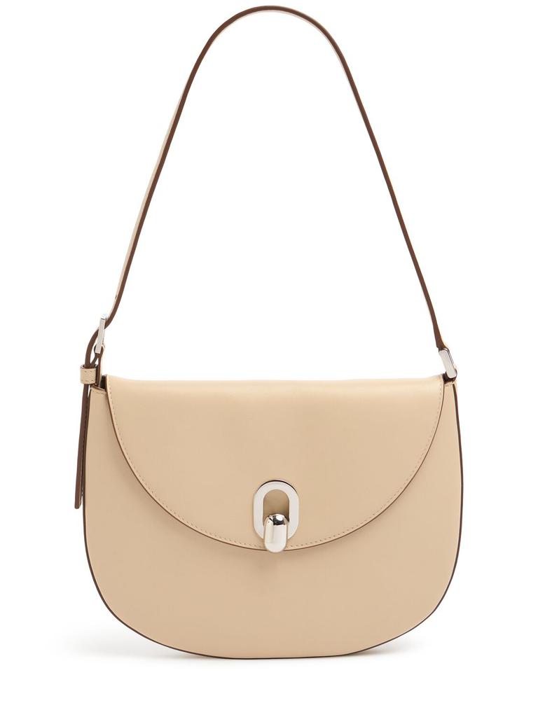 SAVETTE The Small Tondo Leather Hobo Bag