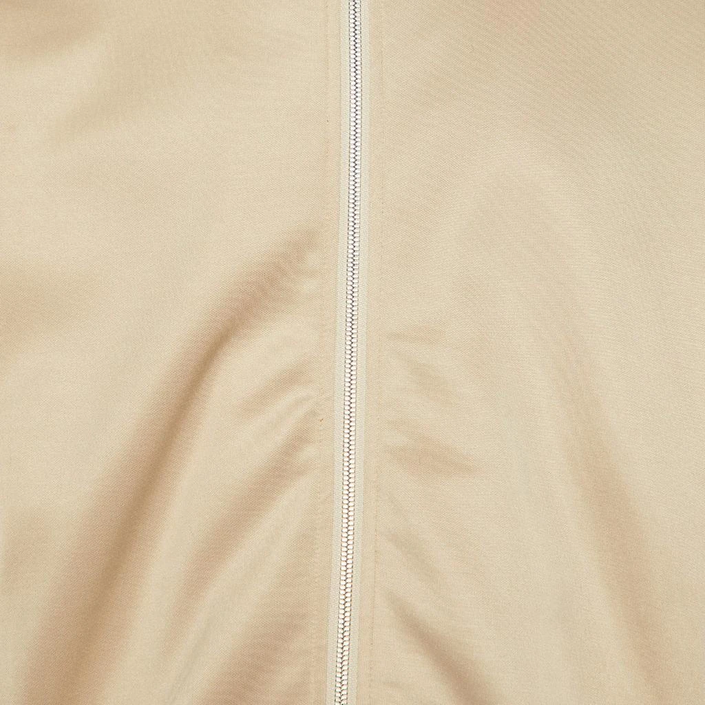 Kith Kith Beige Logo Applique Detail Jersey Zip Front Jacket M 3